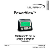 FW Murphy PowerView PV-101-C Mode D'emploi