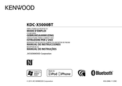 Kenwood KDC-X5000BT Mode D'emploi