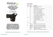 Ibiza Light LEDSPOT10W Manuel D'utilisation