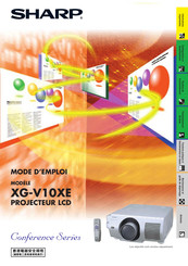 Sharp Conference XG-V10XE Mode D'emploi