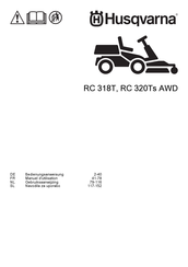 Husqvarna RC 320Ts AWD Manuel D'utilisation