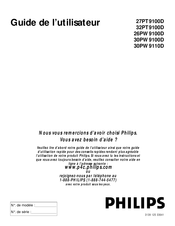 Philips 27PT9100D Guide De L'utilisateur