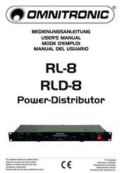 Omnitronic RL-8 Mode D'emploi