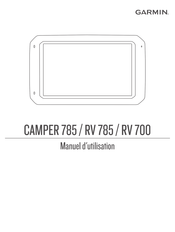 Garmin CAMPER RV 785 Manuel D'utilisation