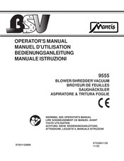 Mantis BSV 9555 Manuel D'utilisation