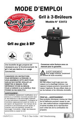 Char-Griller E3072 Mode D'emploi