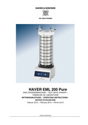 HAVER & BOECKER EML 200 Pure Notice D'utilisation