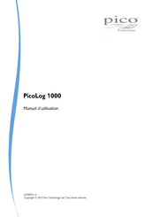 pico Technology 1000 PicoLog 1216 Manuel D'utilisation