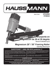 Haussmann 5726022 Manuel D'utilisation