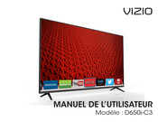 Vizio D650i-C3 Manuel De L'utilisateur