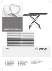 Bosch TDN17 Série Notice D'utilisation