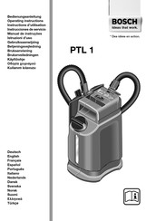 Bosch PTL 1 Instructions D'utilisation