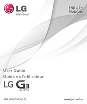 LG LG-D852 Guide De L'utilisateur