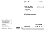Sony Handycam HDR-CX210 Mode D'emploi