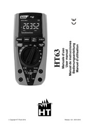 HT Instruments HT63 Manuel D'utilisation