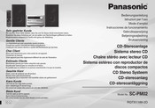 Panasonic SC-PM02 Mode D'emploi