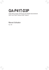 Gigabyte GA-P41T-D3P Manuel D'utilisation