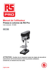 RS Pro 181-8945 Manuel De L'utilisateur