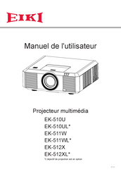 Eiki EK-512X Manuel De L'utilisateur