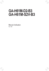 Gigabyte GA-H61M-S2V-B3 Manuel D'utilisation