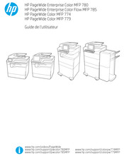 HP PageWide Color MFP 774 Guide De L'utilisateur