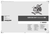 Bosch GCM 350-254 Notice Originale