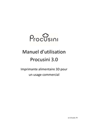 Procusini 3.0 Manuel D'utilisation