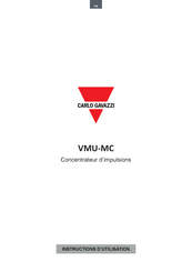 CARLO GAVAZZI VMU-MC Instructions D'utilisation