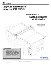 EASTMAN ETS-EC3 Guide D'utilisation Et D'entretien