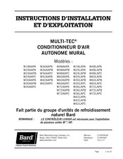 Bard MULTI-TEC W24AAPC Instructions D'installation