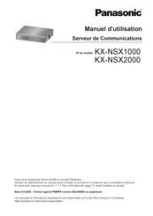 Panasonic KX-NSX1000 Manuel D'utilisation