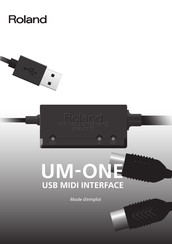 Roland UM-ONE Mode D'emploi
