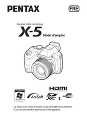 Pentax X-5 Mode D'emploi