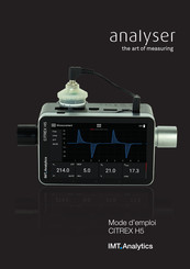 IMT Analytics CITREX H5 Mode D'emploi