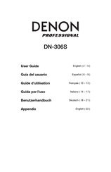 Denon Professional DN-306S Guide D'utilisation