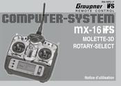 GRAUPNER mx-16 iFS Notice D'utilisation