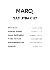 Marq GAMUTPAR H7 Guide D'utilisation