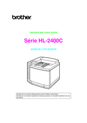 Brother HL-2400C Série Guide De L'utilisateur