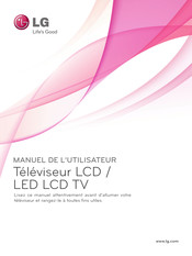 LG 37LE5510-TB Manuel De L'utilisateur