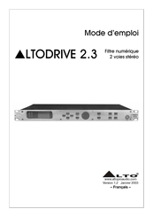 Alto Professional ALTODRIVE 2.3 Mode D'emploi