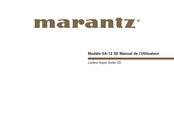 Marantz SA-12 SE Manuel De L'utilisateur