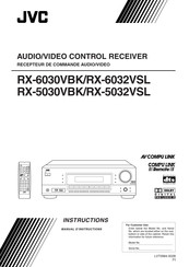 JVC RX-6032VSL Manual D'instructions