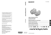 Sony Handycam HDR-CX550VE Mode D'emploi