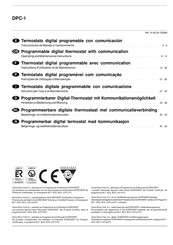 CLIMA ROCA YORK DPC-1 Instructions D'utilisation