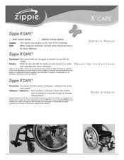 Zippie X'CAPE Mode D'emploi