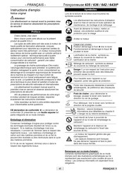 Solo 542 Instructions D'emploi