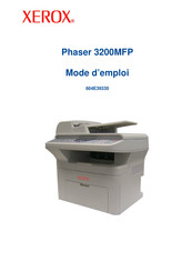 Xerox Phaser 3200MFP Mode D'emploi