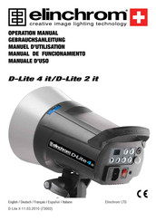 Elinchrom D-Lite 2 it Manuel D'utilisation