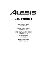 Alesis NANOVERB 2 Guide D'utilisation Rapide