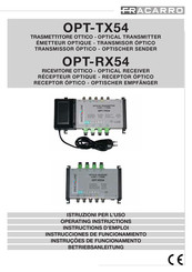 Fracarro OPT-TX54 Instructions D'emploi